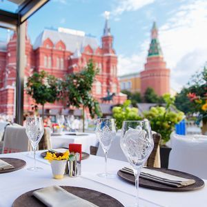 С видом на Кремль и Красную площадь