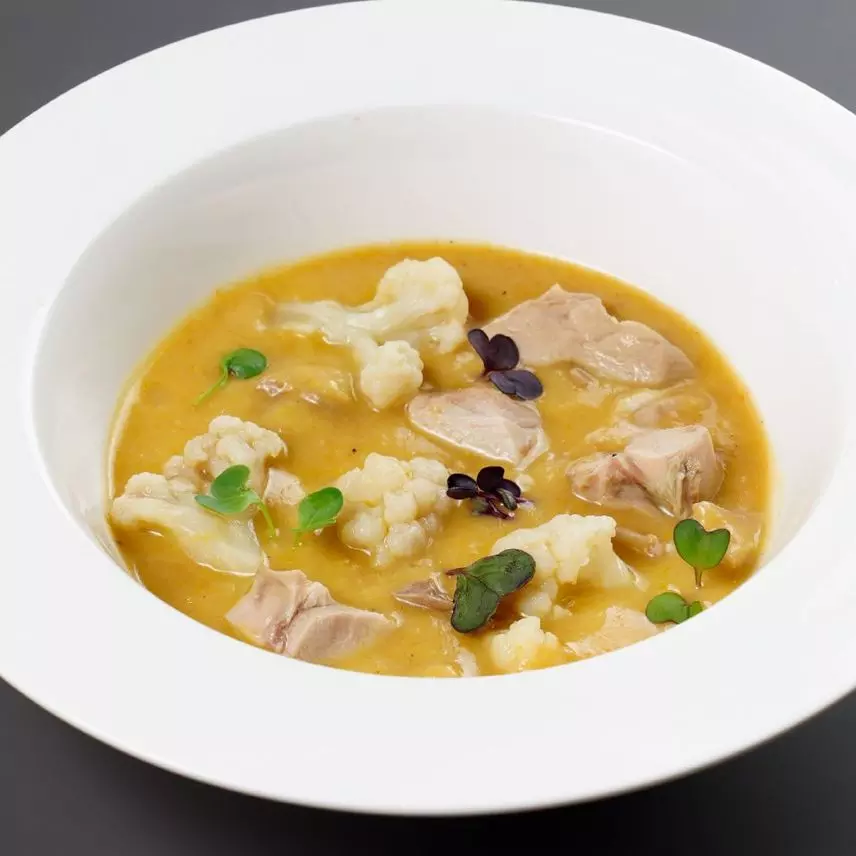 Крем-суп из овощей с копченым цыпленком - фотоминиатюра 9