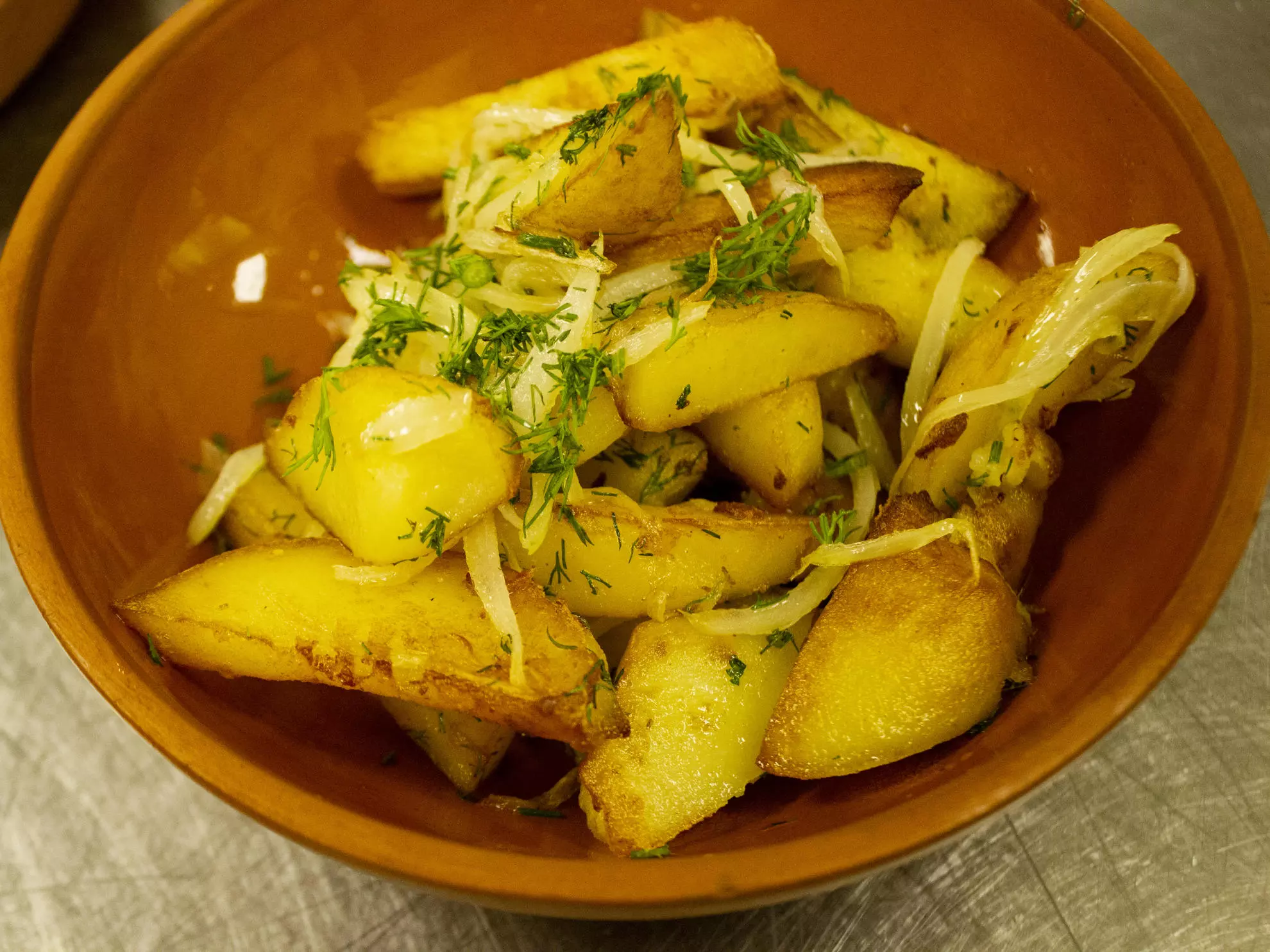 Жаренный на кахетинском масле картофель - фотоминиатюра 3
