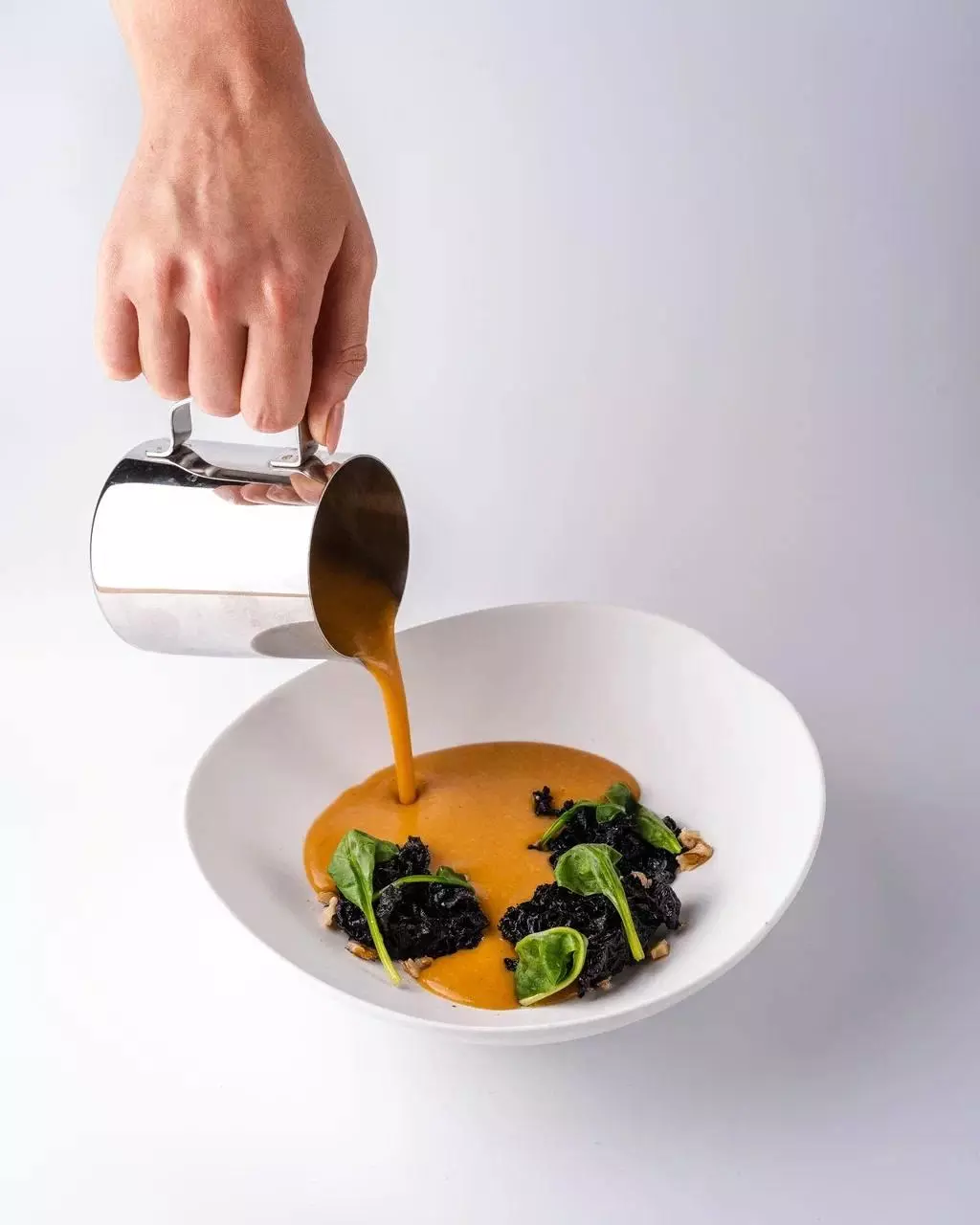 Крем-суп из батата с хрустящим гребешком - фотоминиатюра 8